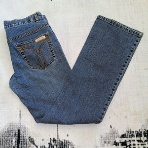 Calvin Klein Straight Leg Jeans - Medium Blue